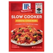 McCormick Slow Cooker Fiesta Chicken Seasoning Mix, 1.5 oz Mixed Spices & Seasonings