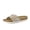 Stone, variant on Leeds 100% Genuine Leather Suede Womens Sandals, Comfortable Slides for Women with Adjustable Statement Buckle