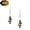 Bronze-2PC, variant on PEIBang Christmas Bells for Door Knob,Door Hanger Wind Chimes,Vintage Hanging Bells for Home Garden Decoration