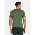 thumbnail image 3 of Athletic Works Men's and Big & Tall Men's Soft ButterCore Tee with Short Sleeves, Sizes S-5XL, 3 of 5