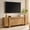 Light Knotty, variant on KeyWhat TV Stand for TVs Up to 80", Modern Farmhouse Entertainment Center with Storage Cabinet, Media Console Table for Living Room, White Alder