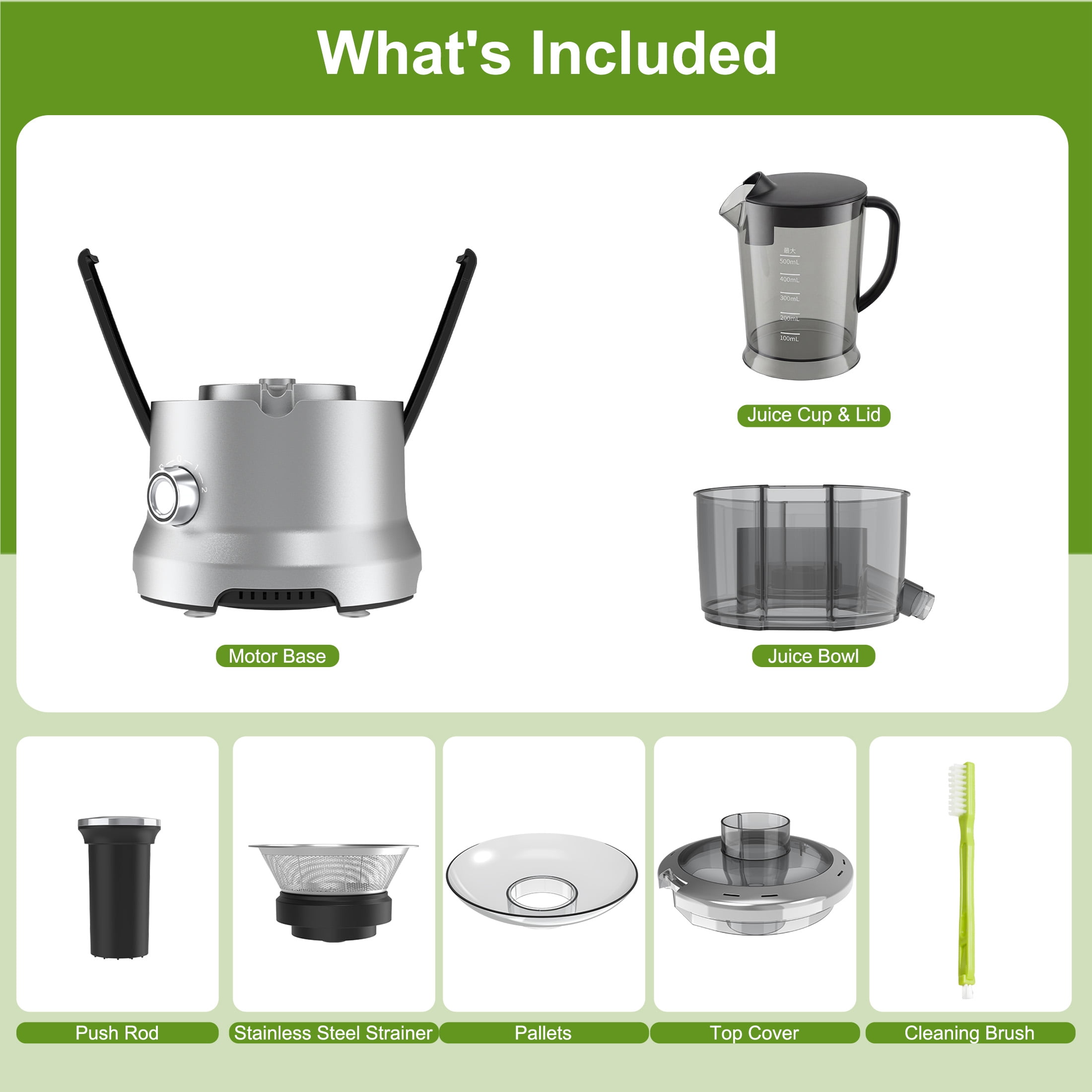 EDX 600W Centrifugal Juicer Extractor, 220V/120V Dual Voltage 60Hz, 2L Large Capacity, 17000RPM High Speed for Fruits & Vegetables, Easy to Clean, Ideal for Home Daily Use