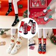 thumbnail image 4 of KAIYANG Calcetines navideños de regalo, calcetines tobilleros de invierno 4 pares, 4 of 5