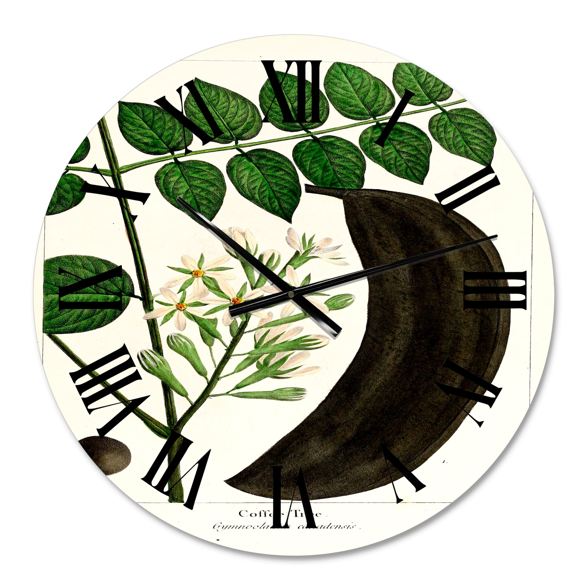 Designart 1 in Quartz Traditional Wall Clock