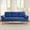 Blue, variant on 3-Seater Sofa with Solid Hardwood Frame, 660lbs Capacity, Modern Linen Fabric, Green