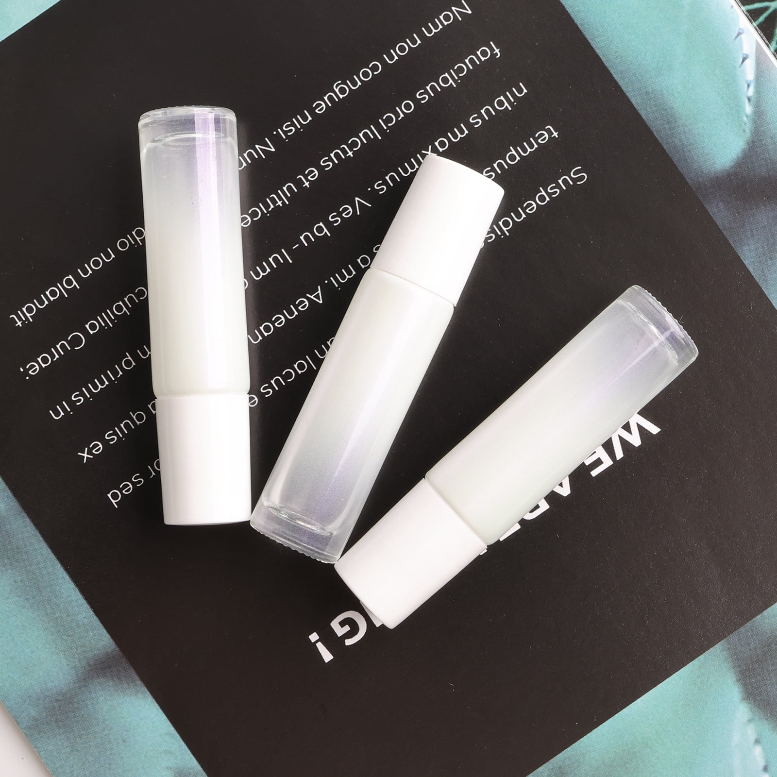 42pcs Roller Bottle, 10mL(0.34 Empty Refillable Roll-on Bottle, 5 Opener 5 Funnels with Stainless Steel Roller Balls and Caps for Travel, Perfume and Lip Gloss-White