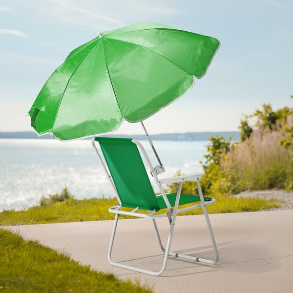 Beach Chair Outdoor Chair With Shade Folding Beach Chair With