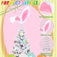 thumbnail image 3 of Decoración de árbol de Pascua con orejas de conejo Guotwozi para árbol de Navidad, 3 of 7