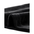 thumbnail image 5 of DARING DIVA Women's Velvet Crew Neck Puff Long Sleeve Blouses L Black, 5 of 6