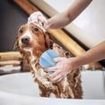 thumbnail image 6 of Dual-Use Silicone Pet Grooming Brush for Bath & Shedding Control - Gentle Massage Brush for Dogs and Cats During Washing, Scrubbing, and Deshedding at Home, 6 of 6