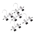 thumbnail image 1 of 5 Piezas Ganchos para Colada Clips para Colgar Perchas para Botas Clips Pinzas para Ropa portátiles de Acero Inoxidable Pinzas para Ropa para Bolsos negro Macarena Clips para colgar botas, 1 of 7