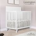 thumbnail image 2 of Dream On Me Lexington 4 in 1 Baby Convertible Mini Crib, Sustainable New Zealand Pinewood, White, 2 of 15