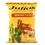 Julio's Seasoned Corn Tortilla Chips, 14 oz
