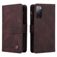 thumbnail image 2 of Feishell for Samsung Galaxy S20 FE 6.5 inch Zipper Wallet Case with Wrist Strap & Shoulder Strap,Premium PU Leather Magnetic Clasp Flip Holder Card Slots Crossbody Phone Case for Women Men,Brown, 2 of 18