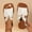 White, variant on Aloohaidyvio Womens Flat Sandals Dressy Summer Slide Dress Sandals Comfortable Cute Leather Vacation Sandals for Women