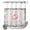 Pink Beige, variant on No Hook Shower Curtain, Pink Flamingo Shower Curtains for Bathroom with See Through Top Window, Tropical Botanical Summer Flower Rustic Waterproof & Washable Bath Curtain Stand Up Stall 36"x72"