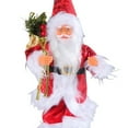 thumbnail image 2 of 9 Inch Standing Santa Claus Ornament  Holiday Decoration(Watermelon Red), 2 of 6