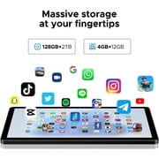 DOOGEE U11 Android 16 Gemini AI Tablet,11 inch Tablet with Keyboard ,16GB+128GB/2TB Storage,8580mAh Battery,Octa-Core,BT5.0+5G WiFi
