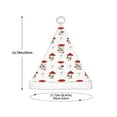 thumbnail image 3 of Honeii Different Mushrooms Print Hat Santa Claus Hat For Xmas Party, Christmas Caps For Boys Girls Child,Christmas Beanie, 3 of 6