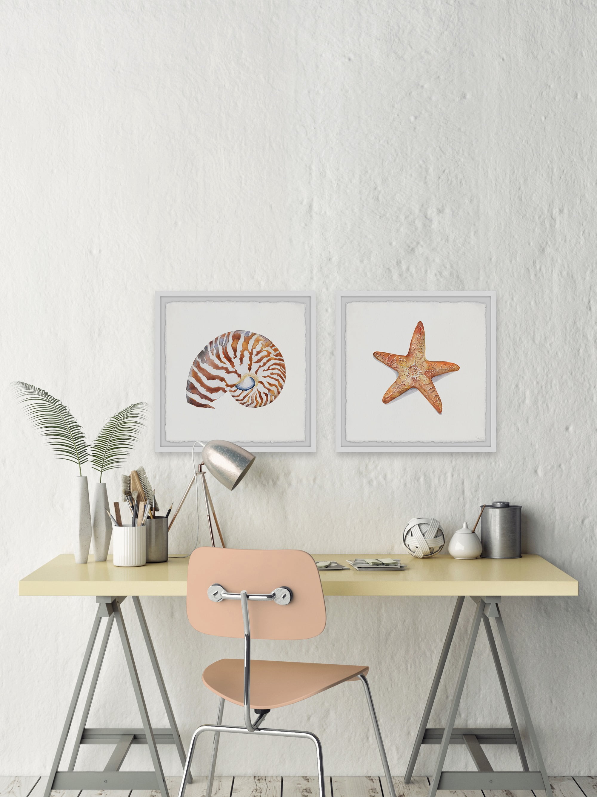 Parvez Taj Starry Shell Diptych