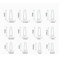 thumbnail image 3 of 24 Pieces Wearable Nail Piece Sweet Nail Patch Removable Nail Fake Nail Stereo Peach Blossomss Wearable Nail Long, 3 of 5