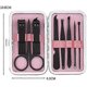 thumbnail image 2 of 8pcs Stainless Steel Nail Clippers Set Professional Scissors Suit Nail Tools Box Trimmer Grooming Manicure Cutter Kits (Color : Gray), 2 of 5