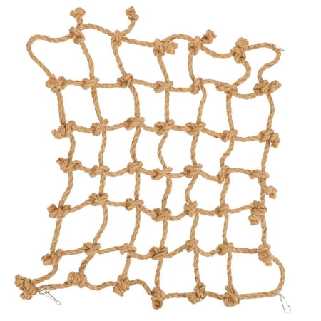 

Durable Parrot Hamster Climbing Net Bird Toy Hanging Bed Swing Rope Net