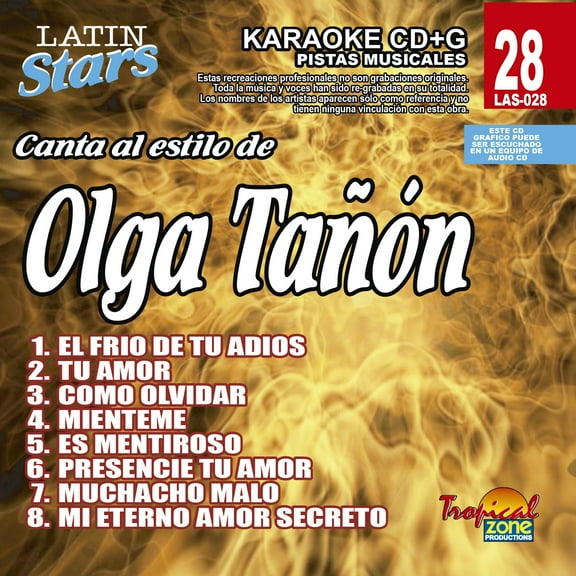Karaoke Latin Stars 028 Olga Tañon