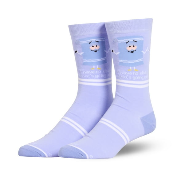 Cool Socks – South Park Towelie “No Idea” Crew Socks – Size Large for Men & Women – Official Cartoon