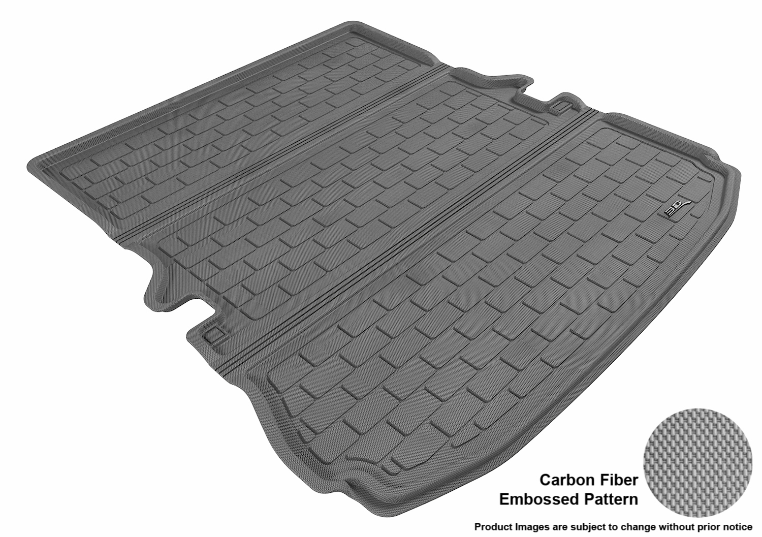 3D MAXpider 20112016 Ford Explorer All Weather Cargo Liner in Gray