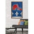 thumbnail image 2 of NHL Quebec Nordiques - Retro Logo 24 Wall Poster, 22.375" x 34" Framed, 2 of 4