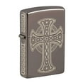 thumbnail image 1 of Zippo 48614 Black Ice Celtic Cross Design Windproof Pocket Lighter, 1 of 6