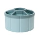 thumbnail image 1 of Estuche organizador giratorio para lápices con 6 compartimentos, soporte giratorio de 360 grados para bolígrafos de escritorio, ideal para la escuela, la oficina y el hogar. Caja de almacenamiento, 1 of 2