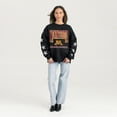 thumbnail image 3 of Women's Gameday Couture  Black Minnesota Golden Gophers Pure Victory Relaxed Rhinestone Pullover Sweatshirt, 3 of 4