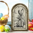thumbnail image 2 of CoreLiving Retro Bunny Easter Canvas Wall Art Set - Rustic Countryside Farmhouse Easter Eggs Wreath Prints Paintings Pictures Decor for Living Room Bedroom Bathroom Decoration, 2 of 9