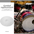 thumbnail image 4 of FONWILYO Cymbal Muffler Cymbal Alloy Silver 1Pack Drummer Accessory for Practice, 4 of 6