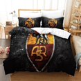 thumbnail image 2 of Edmko As Roma3d Bedding Print Set Pieces Soft Microfiber Duvet Cover With Pillowcases With Zipper Closure For Kids Teens Adults As Roma Comforter Cove, 2 of 5