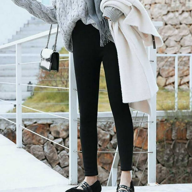VALINK Fleece Lined Leggings High Waisted Winter Warm Comfortable Full  Length Slim Leggings For Women Girls 