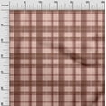 thumbnail image 2 of oneOone Viscose Chiffon Dark Rose Brown Fabric Madras Check Sewing Fabric By The Yard Printed Diy Clothing Sewing Supplies 42 Inches Wide, 2 of 4