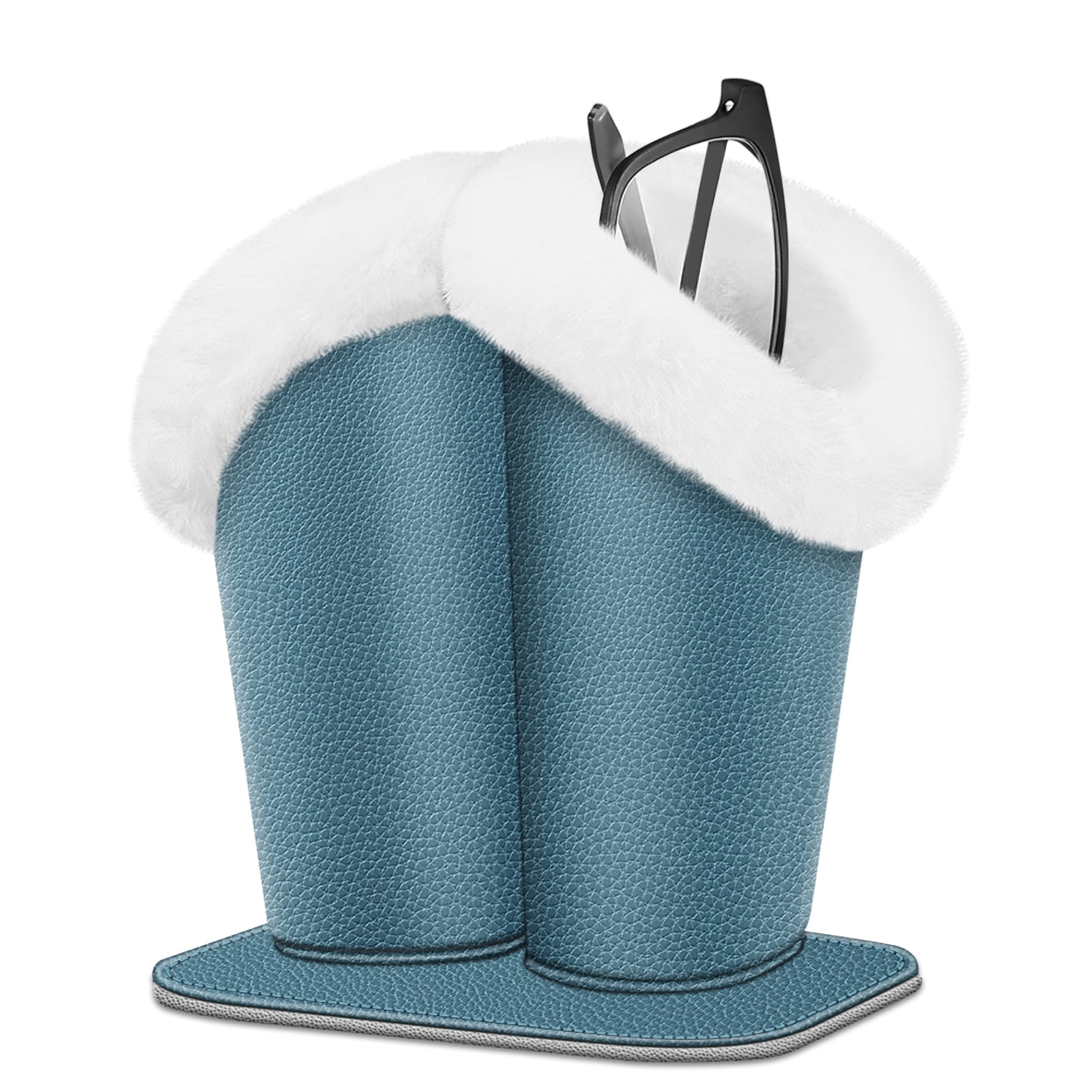 Fintie Plush Lined Double Eyeglasses Holder with Base Anti