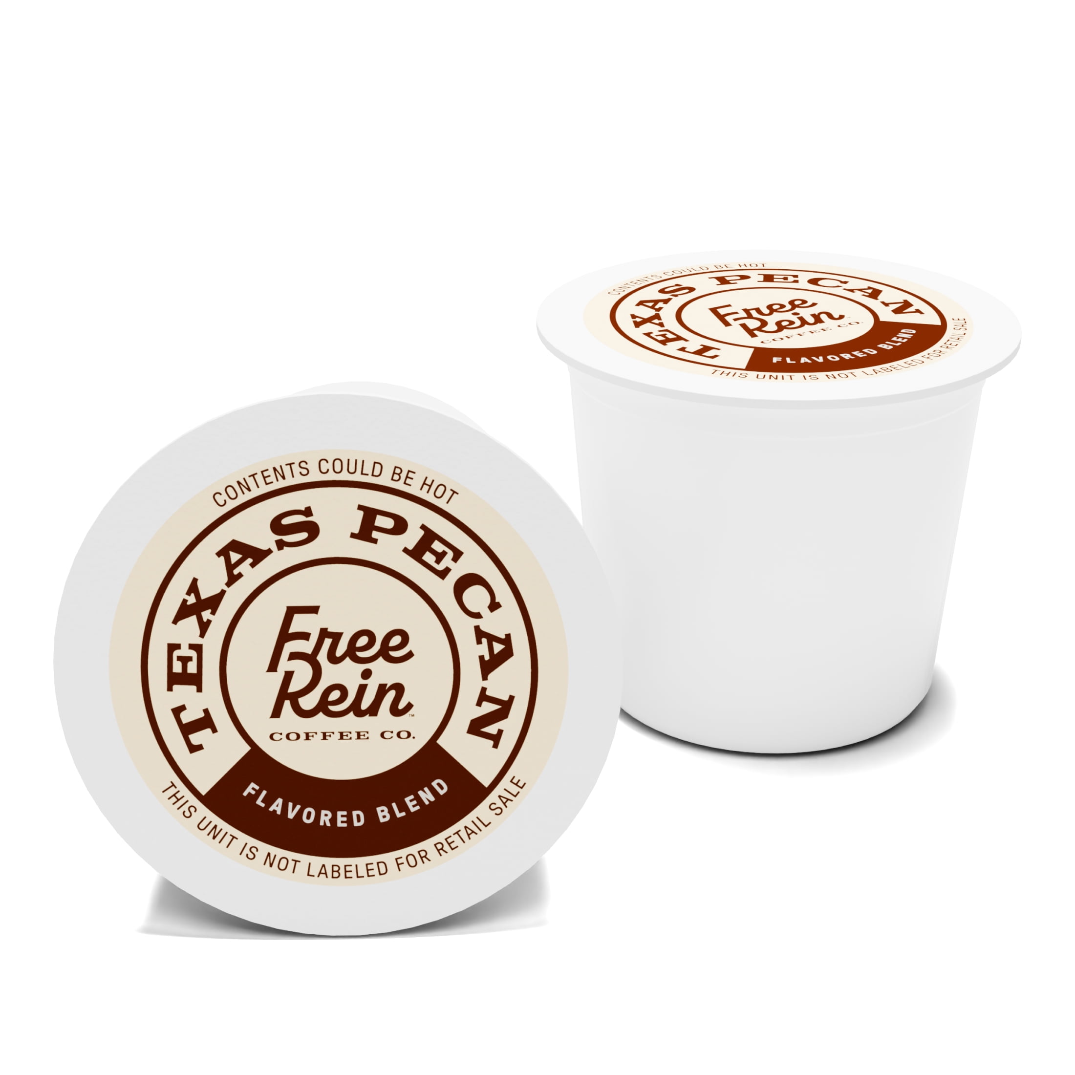 Free Rein Coffee Company, Texas Pecan Medium Roast K-Cup Coffee Pods, 18 Count Box