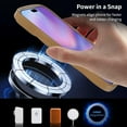 thumbnail image 4 of For iPhone 17 Pro Case Magnetic, (MagSafe Ready) Wavy Frame Matte Translucent Clear Back, Slim TPU Bumper Shockproof Cover for Men & Women, 4 of 8