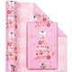 thumbnail image 2 of Papel de regalo navideño WRAPAHOLIC reversible rosa de 5 m, 2 of 7