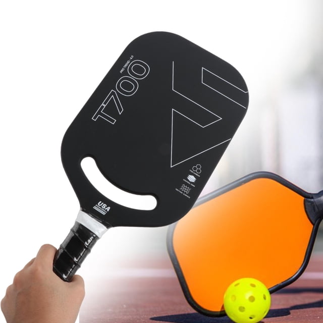 Pala de Pickleball con superficie de fibra de carbono y agarre antideslizante, 13,5 mm de grosor, para principiantes con potencia y control