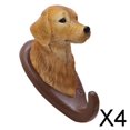 thumbnail image 1 of 4x Creativo Decorativo 3D Cabeza de Animal Estante de Pared para Niños Habitación Perchero Rack para Proteger Robe Sombrero Gancho 4 piezas, 1 of 10