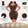 thumbnail image 5 of New Hot Bodysuits Full Coverage Shapewear Thigh Slim Body Suit Low Back Body Shaper Backless Jumpsuit Seamless Shapers Slimmer, 5 of 9