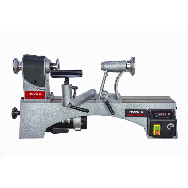 NOVA 46900 Comet 14 DR Bench Midi Wood Lathe - Walmart.com