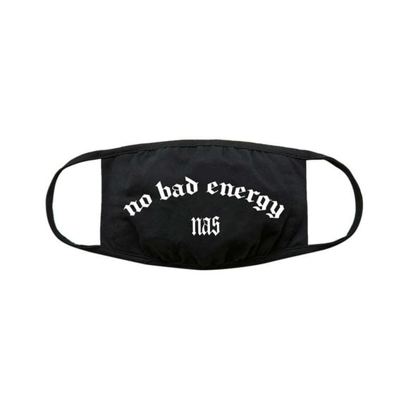 Men's Nas Bad Energy Face Mask Black