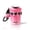 Peach Pink, variant on Sidagar 12 oz Cute Insulated Coffee Mug with Leak-Resistant Lid, Stainless Steel Coffee Cup, Dark Pink Heart Pattern