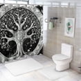 thumbnail image 7 of Orinice Tree of Life Bathroom Decor Set with Colorful Luxurious Print Polyester Fabric Shower Curtain 36x72, 7 of 7